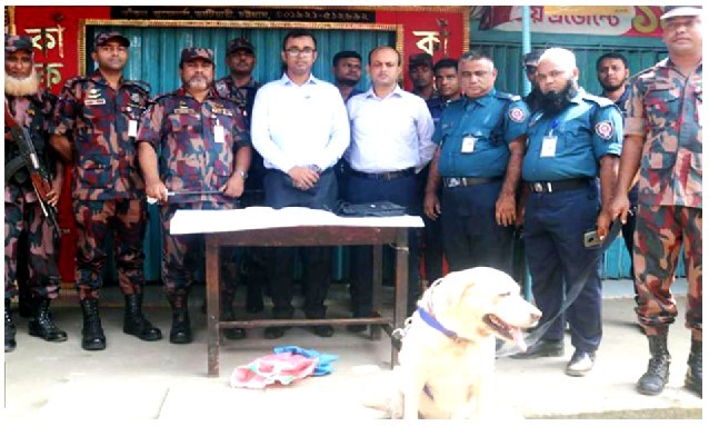 শ্যামলী বাসে তল্লাশি চালিয়ে ১ কেজি ১শ গ্রাম হেরোইন উদ্ধার